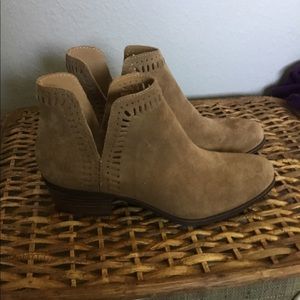 Lucky Brand Cut Ankle Booties